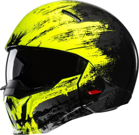 Casca Moto Open-Face/Jet i20 Furia Black/Yellow 24