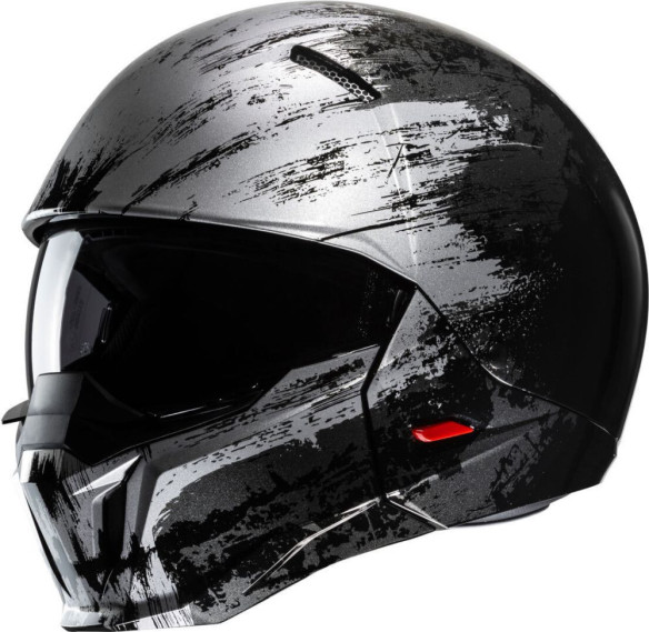 Casca Moto Open-Face/Jet i20 Furia Black/Silver 24
