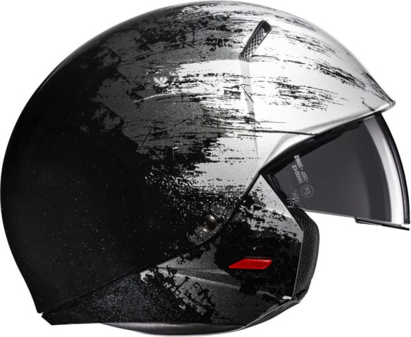 Casca Moto Open-Face/Jet i20 Furia Black/Silver 24