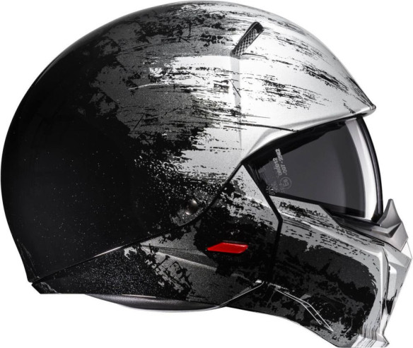 Casca Moto Open-Face/Jet i20 Furia Black/Silver 24