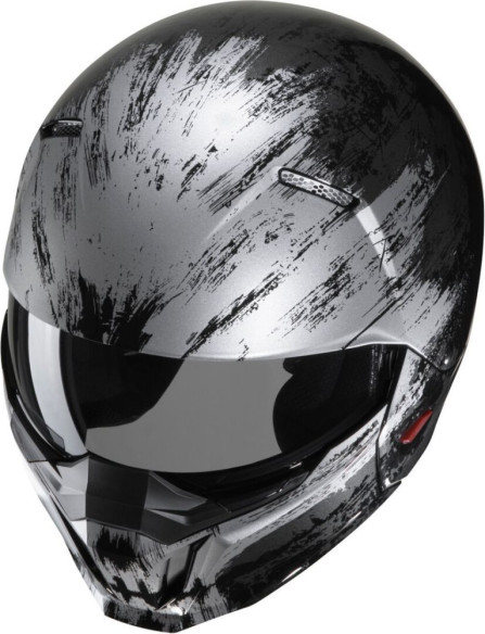 Casca Moto Open-Face/Jet i20 Furia Black/Silver 24