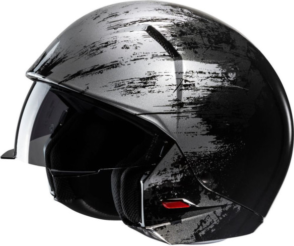 Casca Moto Open-Face/Jet i20 Furia Black/Silver 24