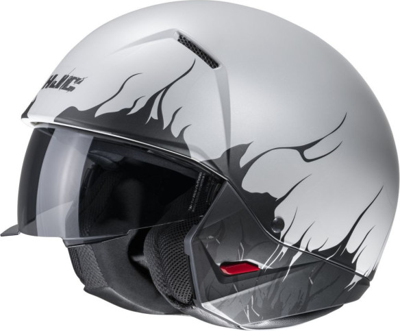 Casca Moto Open-Face/Jet i20 Scraw Grey/Black 24