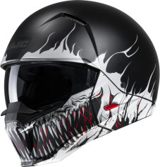 Casca Moto Open-Face/Jet i20 Scraw Black/Grey 24
