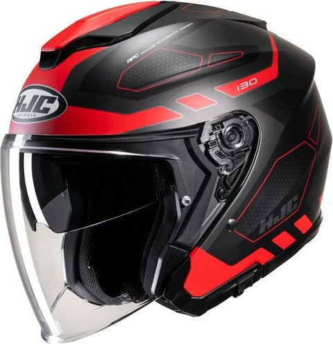 Casca Moto Open-Face/Jet i30 Aton Black/Red 24