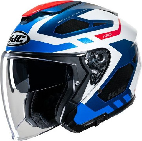Casca Moto Open-Face/Jet i30 Aton Blue/White/Red 24