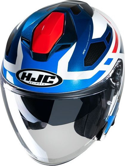 Casca Moto Open-Face/Jet i30 Aton Blue/White/Red 24