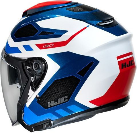 Casca Moto Open-Face/Jet i30 Aton Blue/White/Red 24