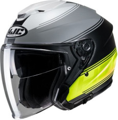 Casca Moto Open-Face/Jet i30 Vicom Black/Grey/White/Yellow 24