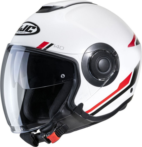 Casca Moto Open-Face/Jet i40 Paddy White/Red/Black 24