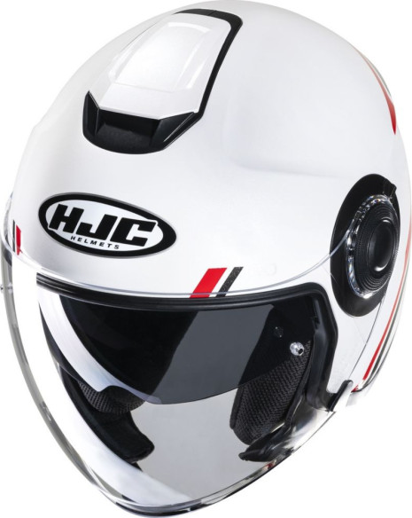 Casca Moto Open-Face/Jet i40 Paddy White/Red/Black 24