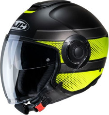 Casca Moto Open-Face/Jet i40 Tolan Black/Silver/Yellow 24