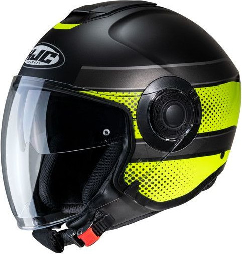 Casca Moto Open-Face/Jet i40 Tolan Black/Silver/Yellow 24