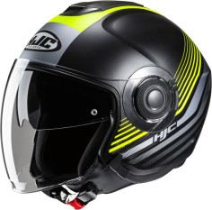 Casca Moto Open-Face/Jet i40 Dova Black/Silver/Yellow 24