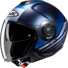 Casca Moto Open-Face/Jet i40 Dova Metal Blue/Silver/Blue 24