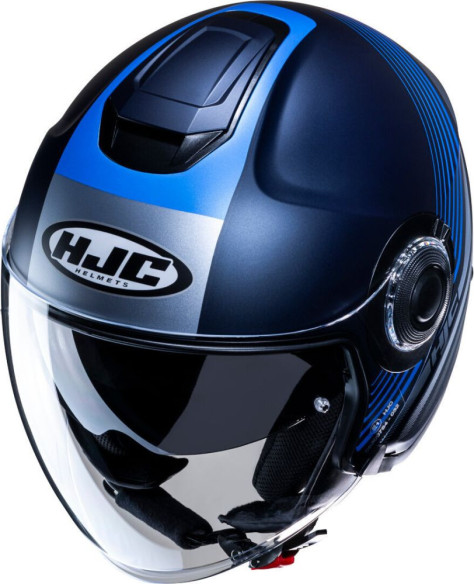 Casca Moto Open-Face/Jet i40 Dova Metal Blue/Silver/Blue 24