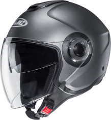Casca Moto Open-Face/Jet i40 Solid Titanium Matt 24