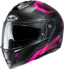 Casca Moto Full-Face i90 Lark Black/Pink 24