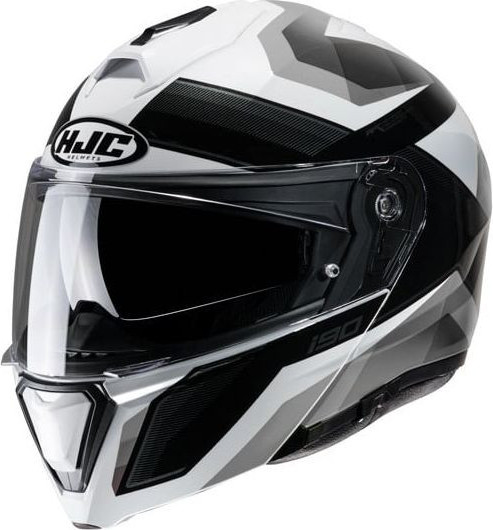 Casca Moto Full-Face i90 Lark White/Black/Grey 24