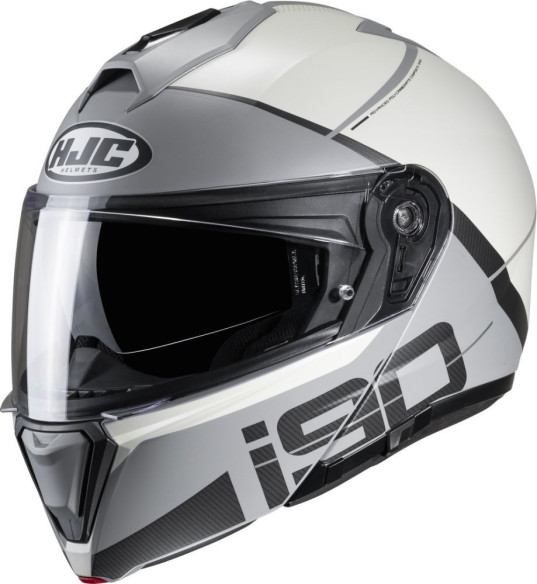 Casca Moto Full-Face i90 May White/Black/Grey 24
