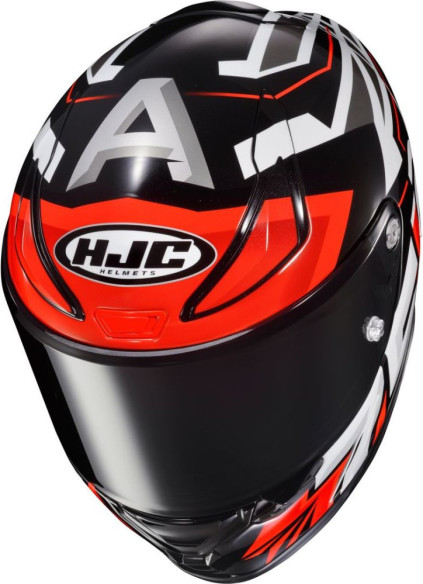 Casca Moto Full-Face RPHA 1 Arenas Replica Black/White/Red 24