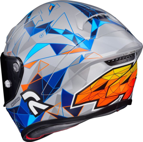 Casca Moto Full-Face RPHA 1 Pol Espargaro Replica Grey/Orange/Blue 24