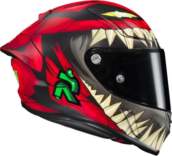 Casca Moto Full-Face RPHA 1 Toxin Marvel Black/Red/Yellow/Green 24