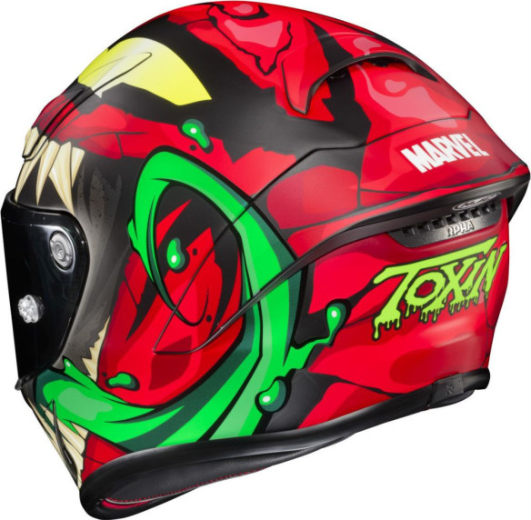 Casca Moto Full-Face RPHA 1 Toxin Marvel Black/Red/Yellow/Green 24