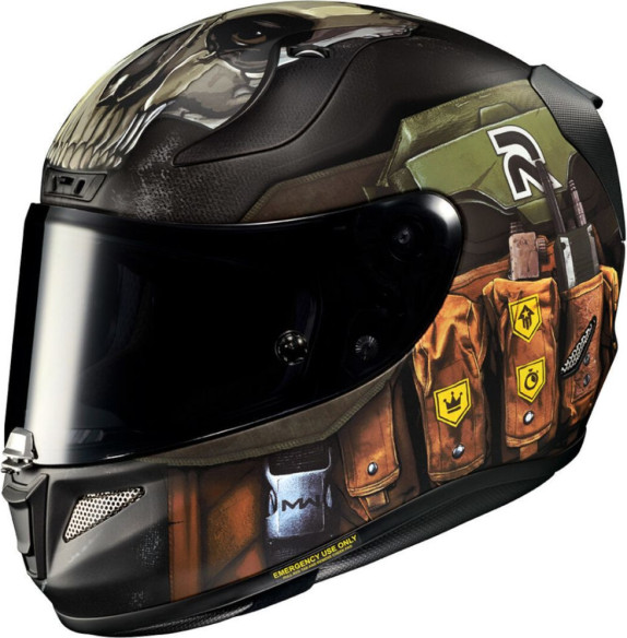 Casca Moto Full-Face RPHA 11 Ghost Call of Duty Black/Green 24