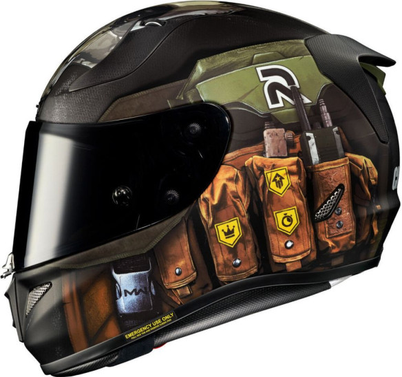 Casca Moto Full-Face RPHA 11 Ghost Call of Duty Black/Green 24