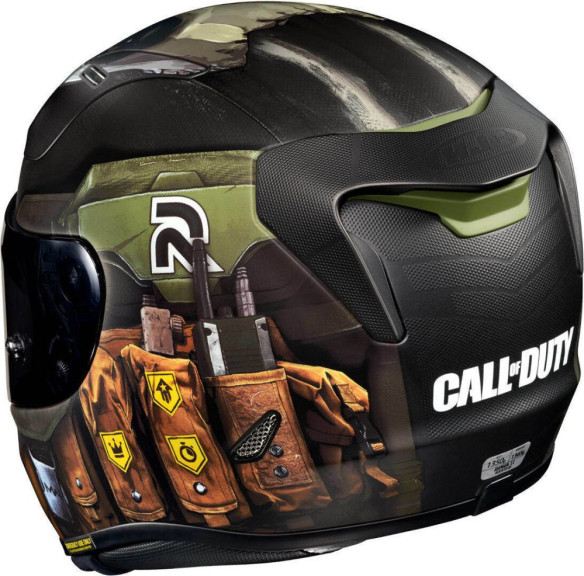 Casca Moto Full-Face RPHA 11 Ghost Call of Duty Black/Green 24