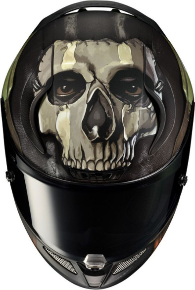 Casca Moto Full-Face RPHA 11 Ghost Call of Duty Black/Green 24