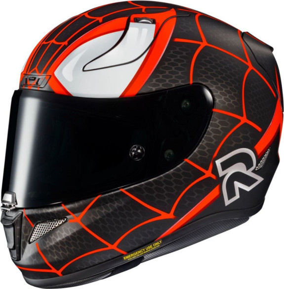 Casca Moto Full-Face RPHA 11 Miles Morales Marvell Black/Orange 24