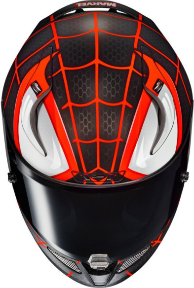 Casca Moto Full-Face RPHA 11 Miles Morales Marvell Black/Orange 24