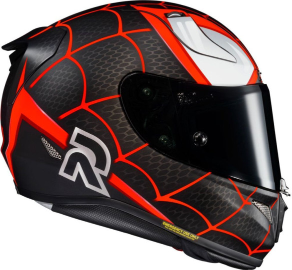 Casca Moto Full-Face RPHA 11 Miles Morales Marvell Black/Orange 24