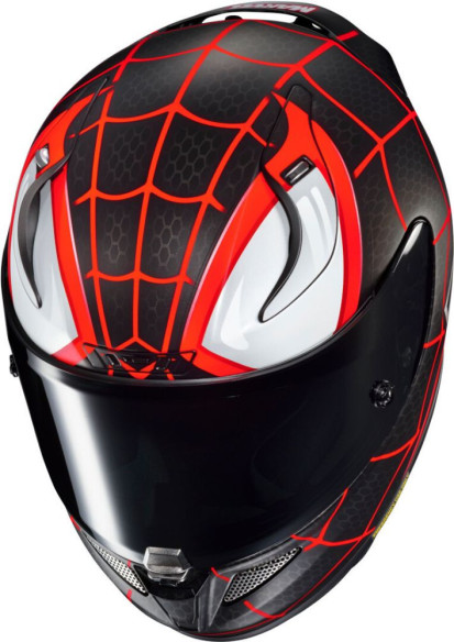Casca Moto Full-Face RPHA 11 Miles Morales Marvell Black/Orange 24