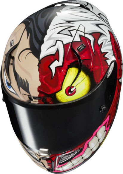 Casca Moto Full-Face RPHA 11 Two Face DC Comics Whte/Grey/Red 24