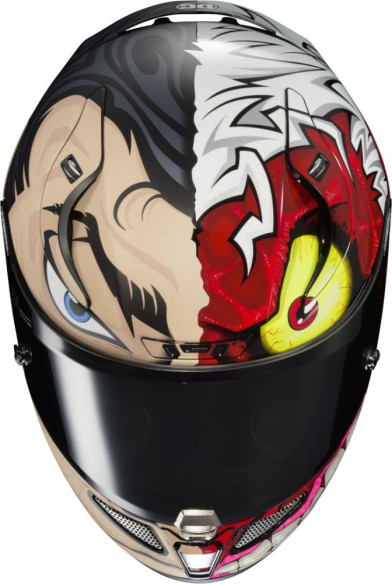 Casca Moto Full-Face RPHA 11 Two Face DC Comics Whte/Grey/Red 24