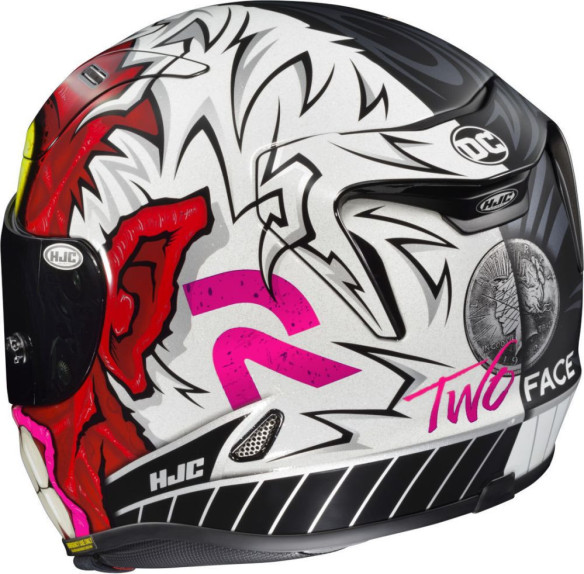 Casca Moto Full-Face RPHA 11 Two Face DC Comics Whte/Grey/Red 24