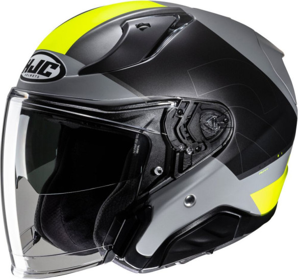 Casca Moto Open-Face/Jet RPHA 31 Chelet Black/Grey/Yellow 24