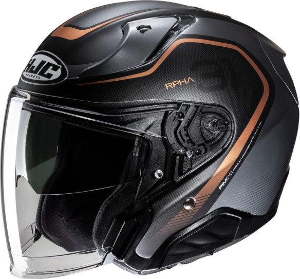 Casca Moto Open-Face/Jet RPHA 31 Kouv Black/Grey/Brown 24
