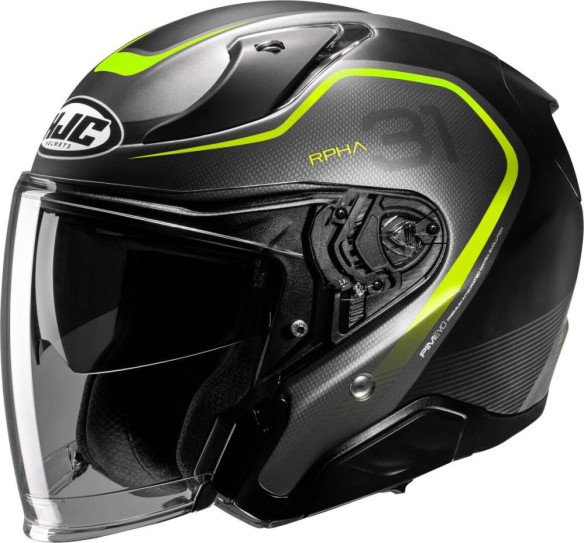 Casca Moto Open-Face/Jet RPHA 31 Kouv Black/Grey/Yellow Fluo 24