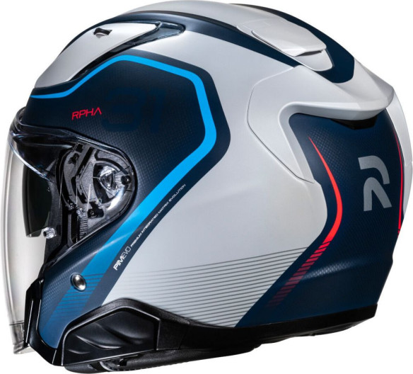 Casca Moto Open-Face/Jet RPHA 31 Kouv Grey/Red/Bue 24
