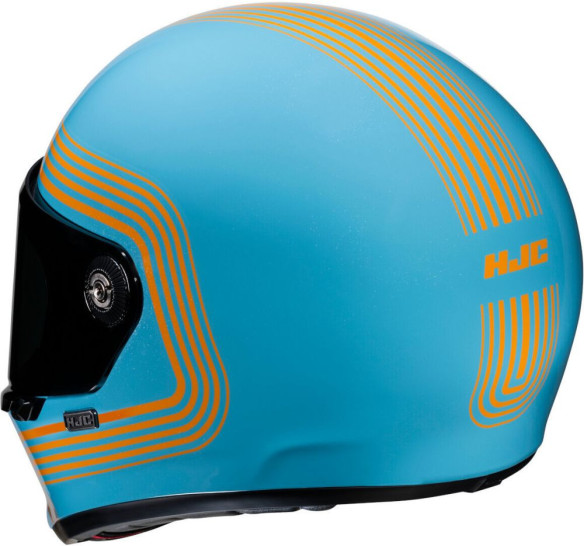 Casca Moto Full-Face V10 Foni Blue/Orange 24
