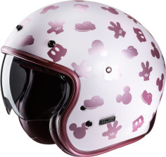 Casca Moto Open-Face/Jet V31 Disney Mickey Retro White/Pink 24