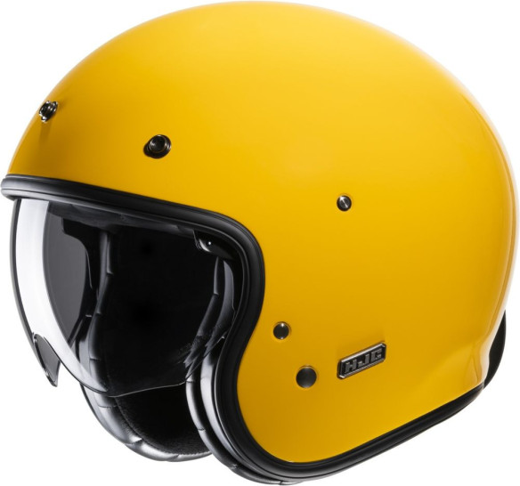 Casca Moto Open-Face/Jet V31 Solid Retro Yellow 24