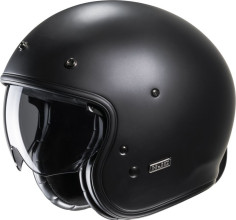 Casca Moto Open-Face/Jet V31 Solid Retro Black Matt 24