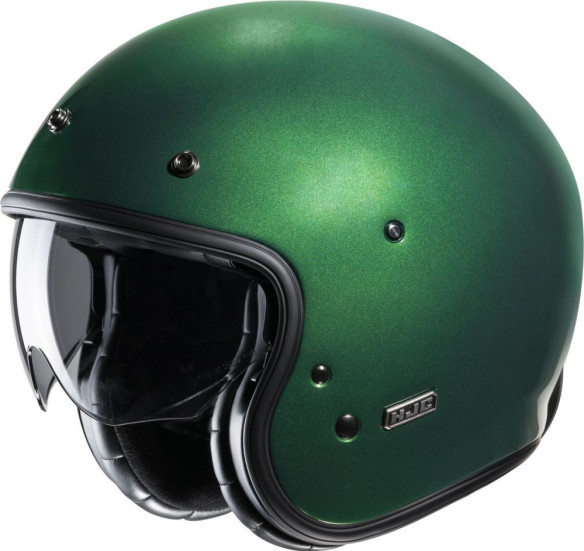 Casca Moto Open-Face/Jet V31 Solid Retro Green 24