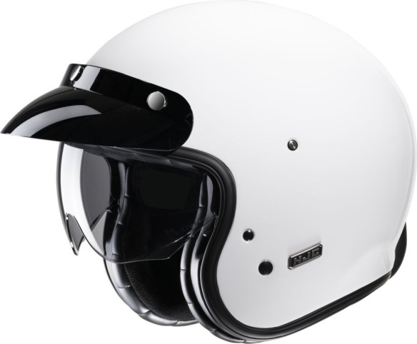 Casca Moto Open-Face/Jet V31 Solid Retro White 24