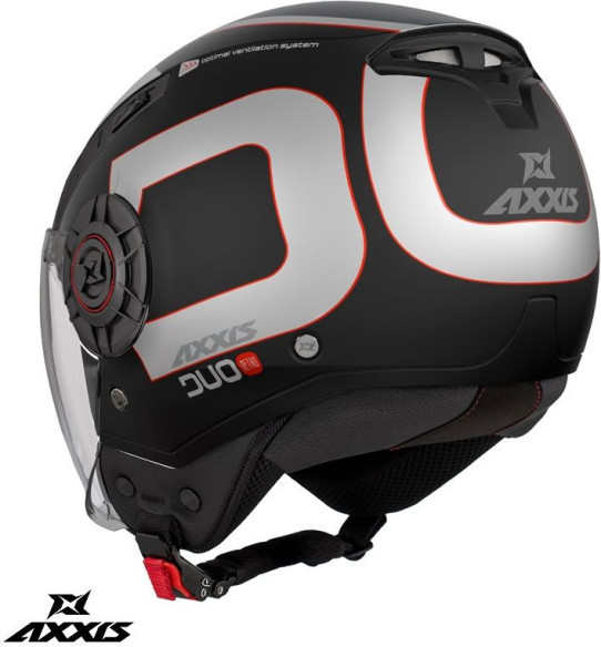 Casca Moto Open-Face/Jet Metro S Duo B1 Black Glossy 24